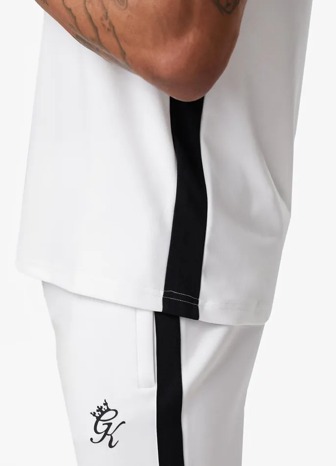 Gym King Vests Men Core Plus Poly Vest 8211 White