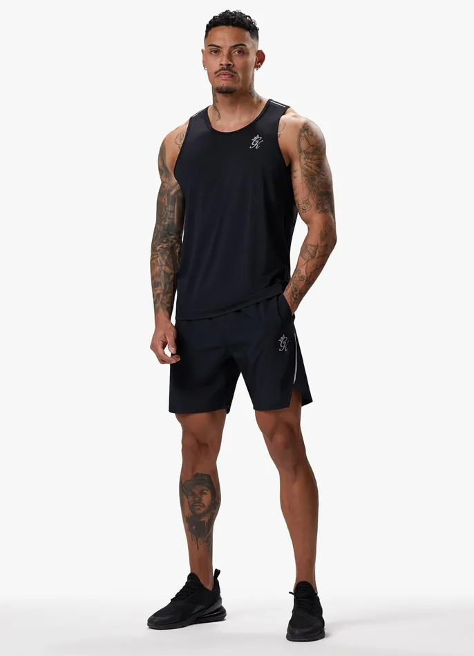 Gym King Vests Men Flex Vest 8211 BlackSilver