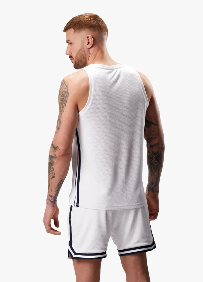Gym King Vests Men Higher State Vest 8211 White