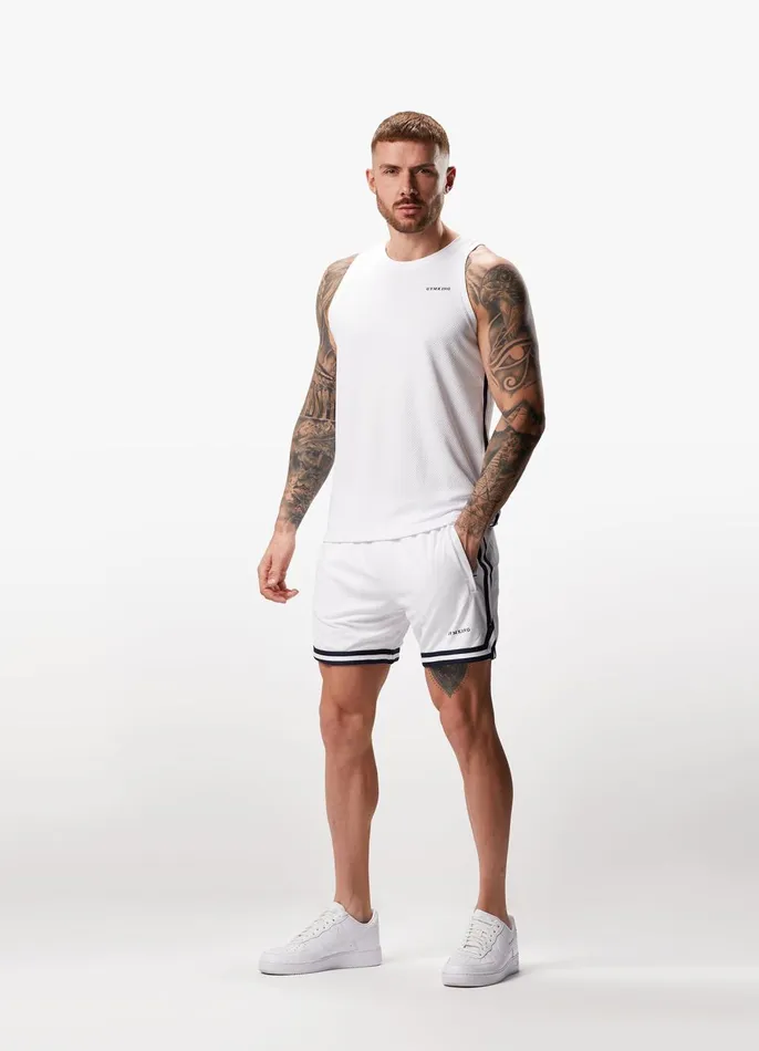 Gym King Vests Men Higher State Vest 8211 White