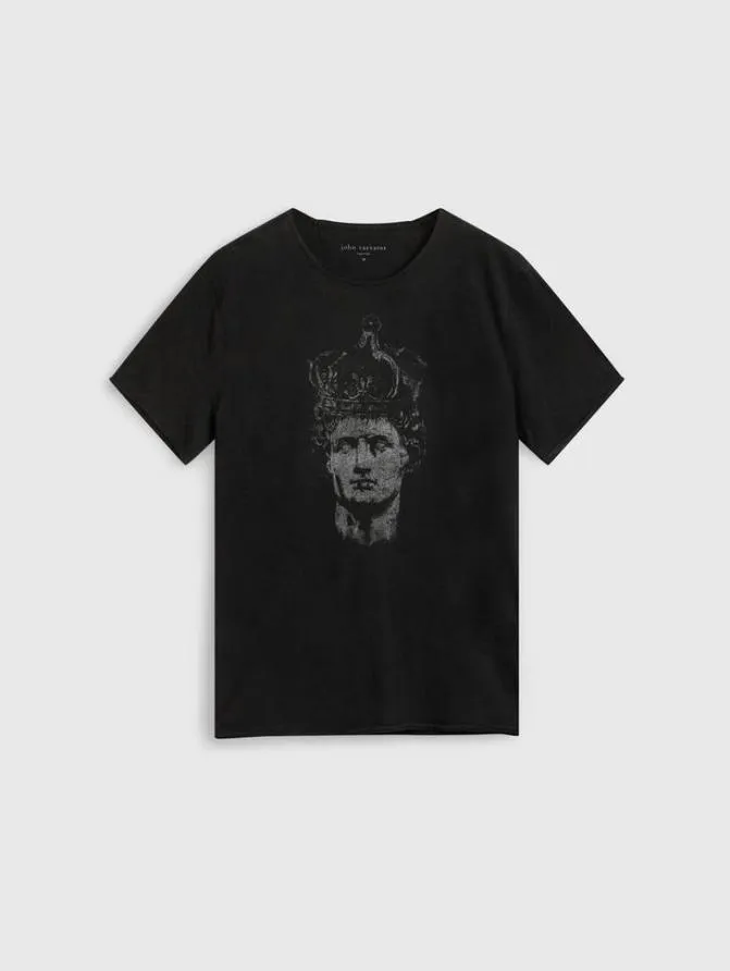 HAIL HAIL TEE Black Clothing John Varvatos Graphic Tees