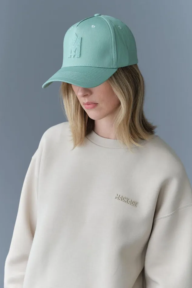 Hats Men Mackage ANDERSON Baseball Cap With Velvet Logo Trench