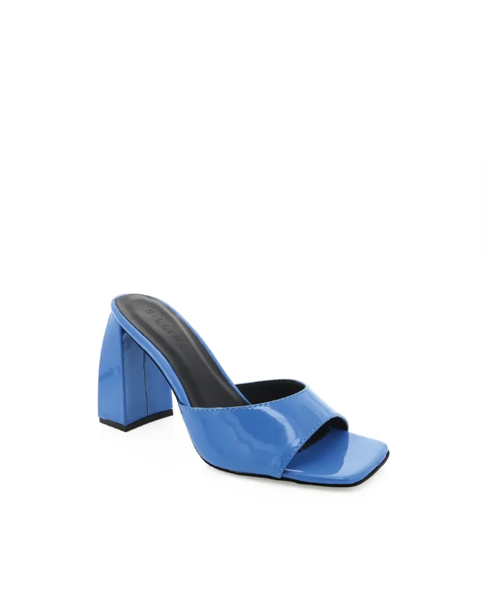 Heels Billini Block Heels JAYLEN AZURE PATENT