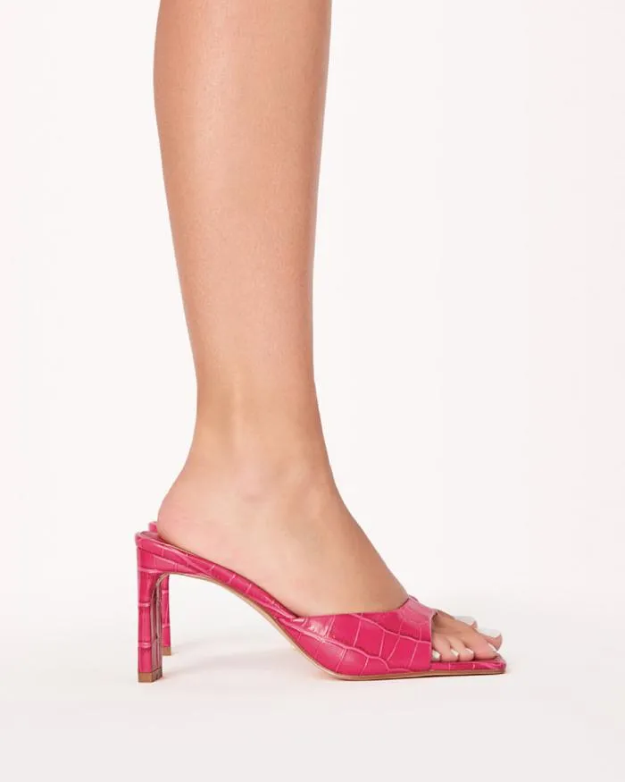 Heels Billini Block Heels KINLEE WILD BERRY CROC
