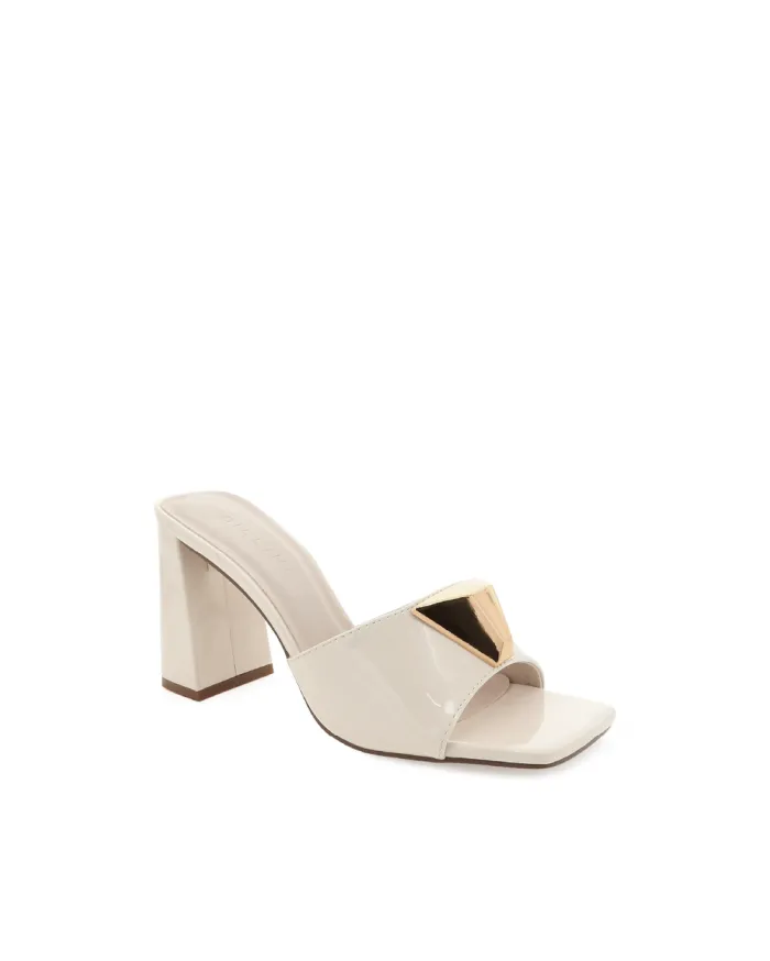 Heels Billini Block Heels WELDA BONE PATENT