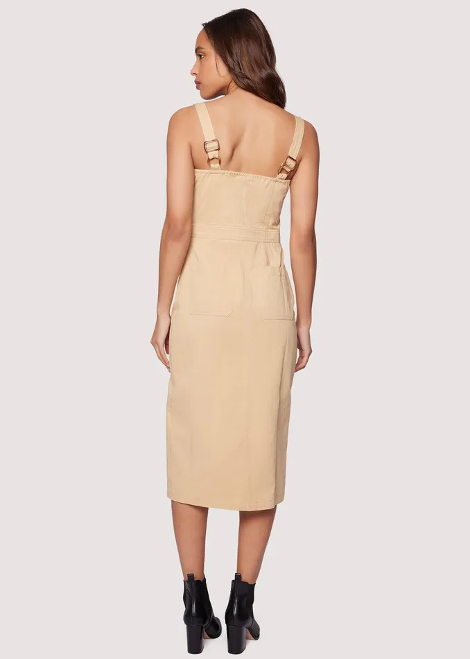 High Bluff Midi Dress Sand Women Lost Wander Dresses