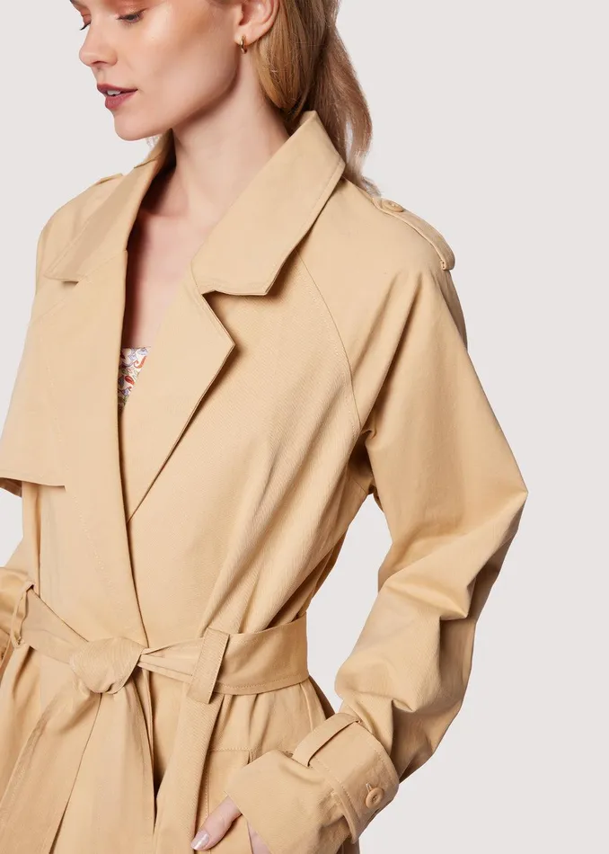 High Bluff Trench Coat Sand Women Lost Wander Outerwear