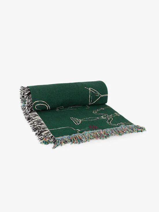 Home Lisa Says Gah Women Archie Throw Blanket Set The Table Forest