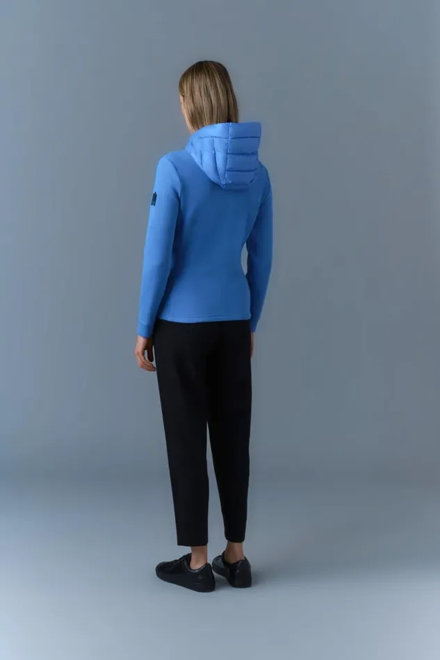 Hoodies and Tops Women Mackage DELLAR Hybrid Jacket With Hood Cream Hoodies and Tops Women Mackage DELLAR Hybrid Jacket With Hood Cream