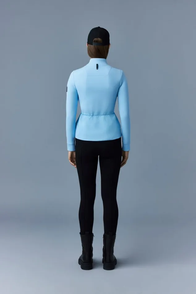 Hoodies and Tops Women Mackage JOYCE Hybrid Jacket With Peplum Black Hoodies and Tops Women Mackage JOYCE Hybrid Jacket With Peplum Black