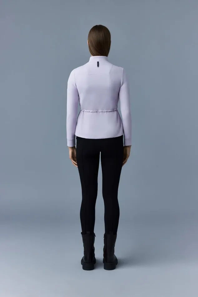 Hoodies and Tops Women Mackage JOYCE Hybrid Jacket With Peplum Black Hoodies and Tops Women Mackage JOYCE Hybrid Jacket With Peplum Black