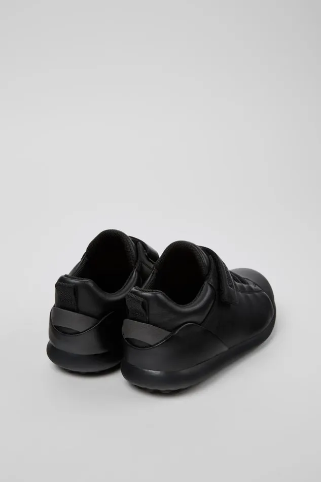 Hook And Loop Kids Camper Pelotas Multicolor Leather Shoes