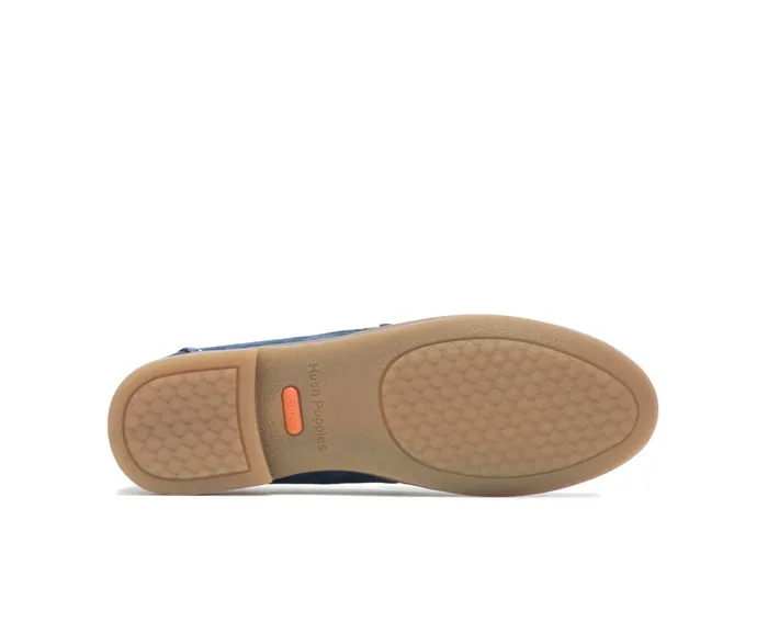 Hush Puppies Flats and SlipOns Women Wren Loafer Navy Suede