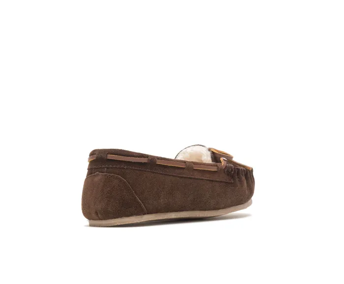 Hush Puppies Raquel Jr Trapper Moc Chocolate Women Slippers