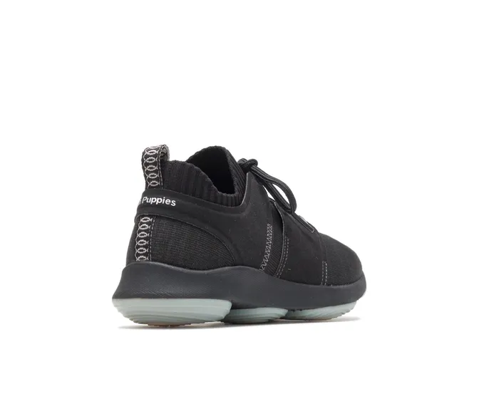 Hush Puppies World Black Knit Women Sneakers