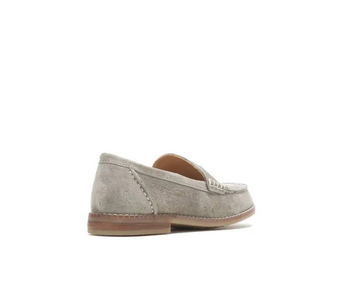 Hush Puppies Wren Loafer Olive Suede Women Loafers