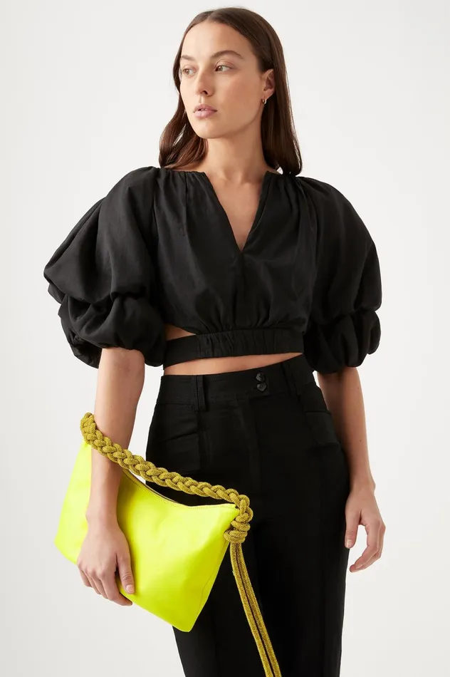 Impression Top Black Women Aje Tops