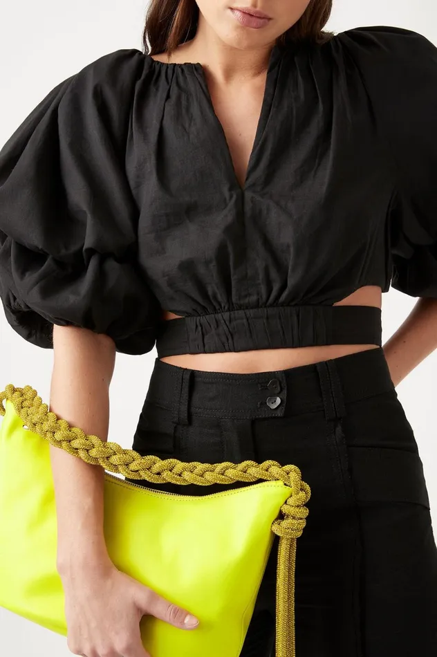 Impression Top Black Women Aje Tops