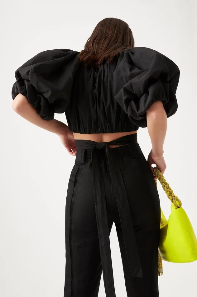 Impression Top Black Women Aje Tops