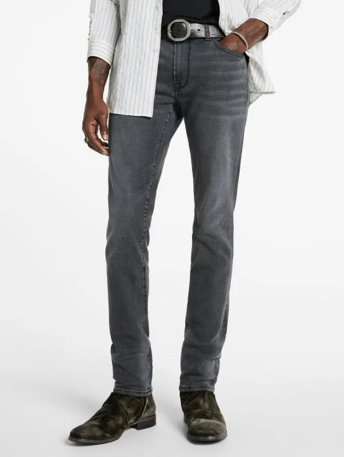 J702 8211 ETHAN WASH Grey Stone Clothing John Varvatos Jeans