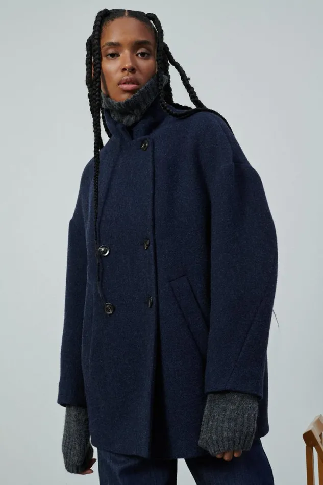 Jackets and Coats Women Soeur SALFORD COAT Navyblack