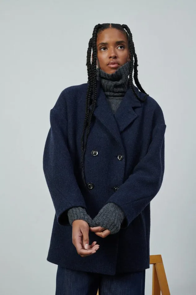 Jackets and Coats Women Soeur SALFORD COAT Navyblack