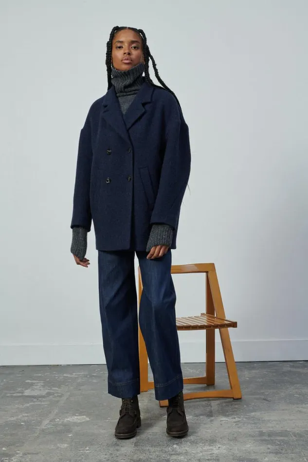 Jackets and Coats Women Soeur SALFORD COAT Navyblack