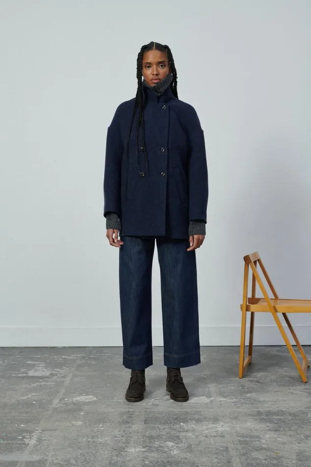Jackets and Coats Women Soeur SALFORD COAT Navyblack