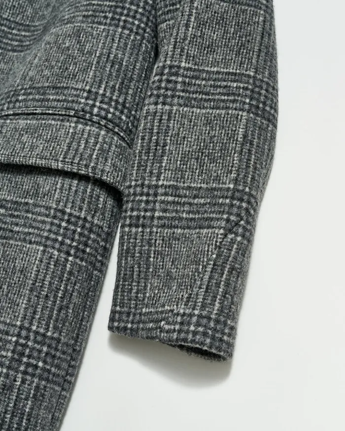 Jackets and Outerwear Men Billy Reid Astor Coat Charcoal