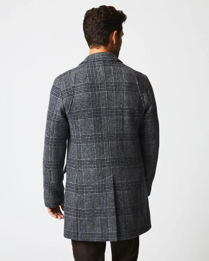 Jackets and Outerwear Men Billy Reid Astor Coat Charcoal