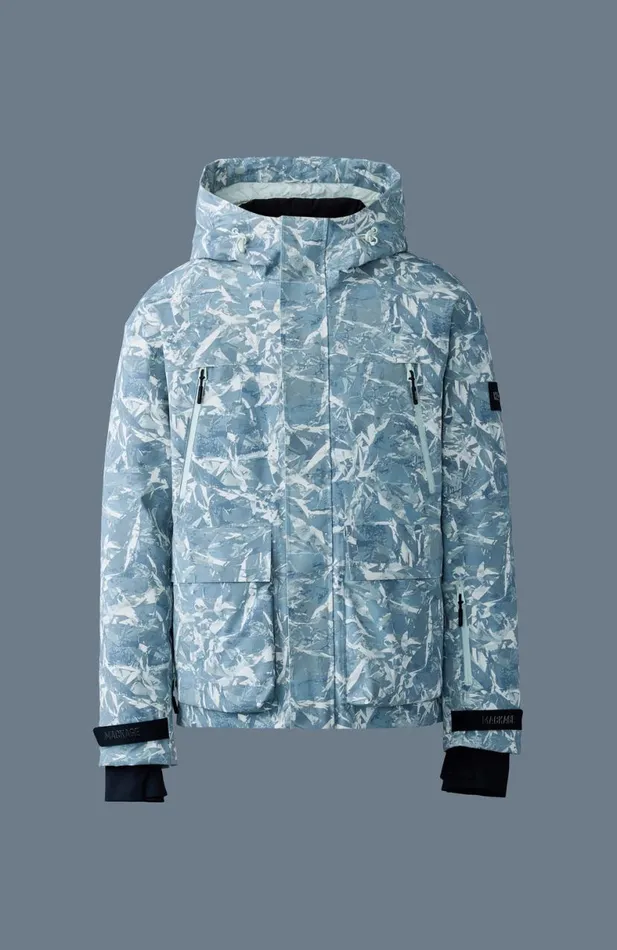Jackets Men Mackage FROSTFP Medium Down Ski Jacket Sky Blue Frost