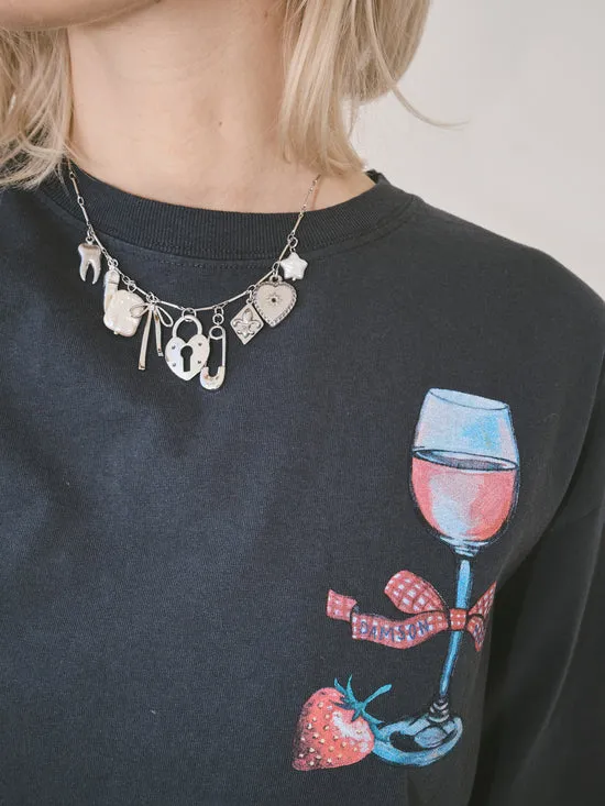 Jewelry Lisa Says Gah Women Floating Away Necklace Silver