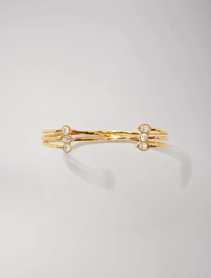 Jewelry Women Maje GoldPlated Recycled Brass Bracelet Gold