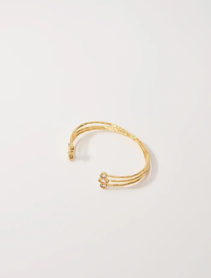 Jewelry Women Maje GoldPlated Recycled Brass Bracelet Gold
