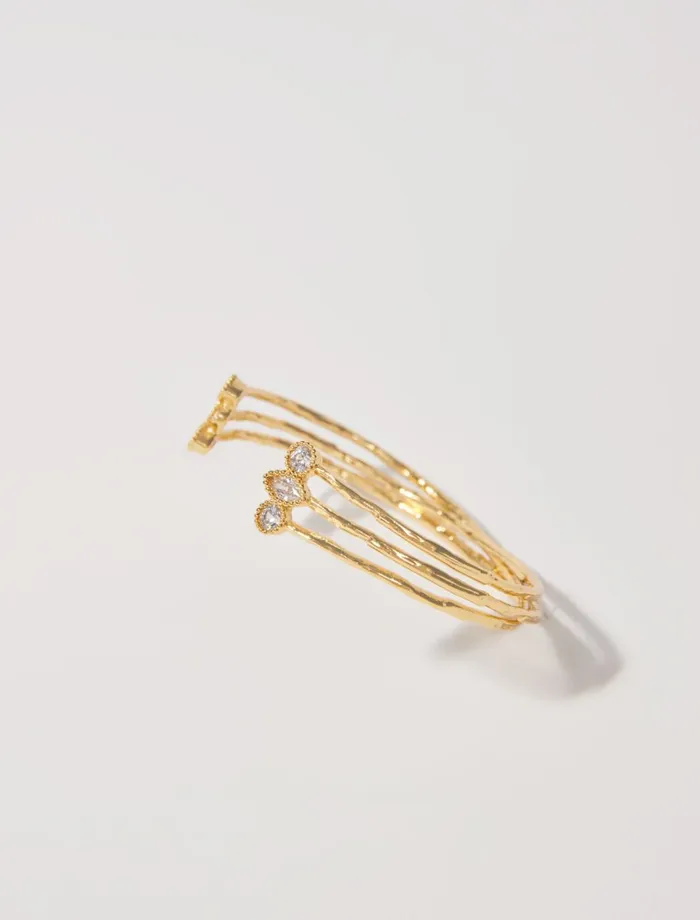 Jewelry Women Maje GoldPlated Recycled Brass Bracelet Gold