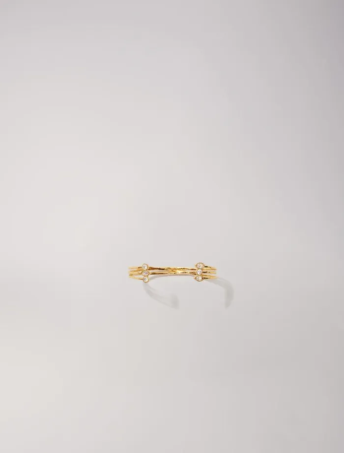 Jewelry Women Maje GoldPlated Recycled Brass Bracelet Gold
