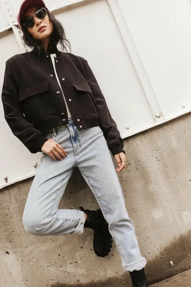 Jocelyn Jacket In Black Black Women Bohme Outerwear