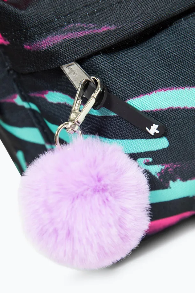 Just Hype Backpacks Hype Girls Iconic Animal Print Black Backpack