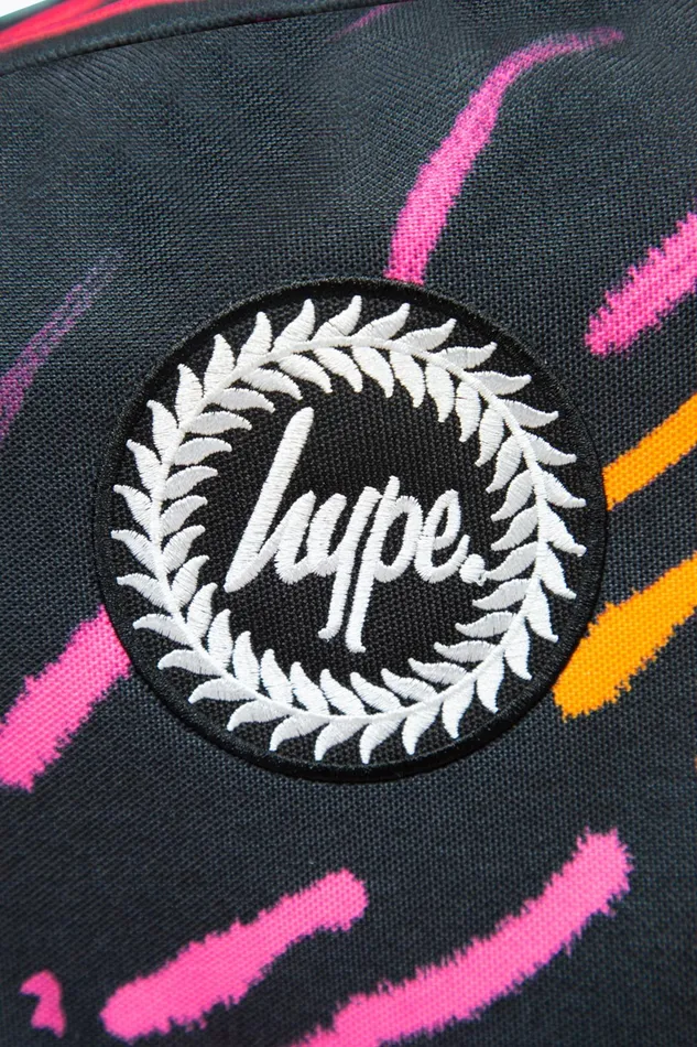 Just Hype Backpacks Hype Girls Iconic Animal Print Black Backpack