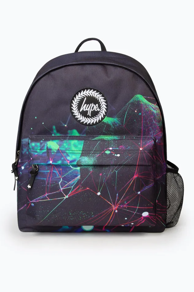 Just Hype Backpacks Hype Kids Multi Abstract Fractal Backpack