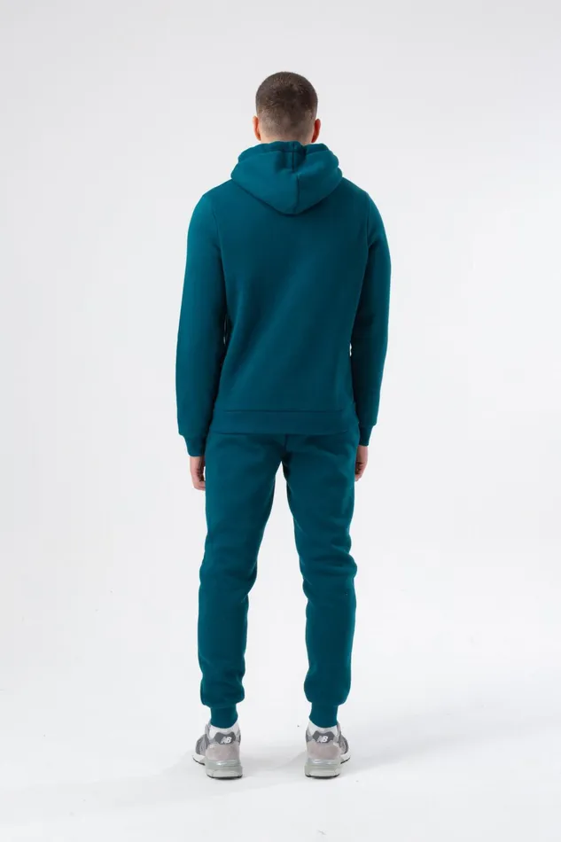 Just Hype Hoodies and Pullovers Hype Mens Teal Scribble Hoodie