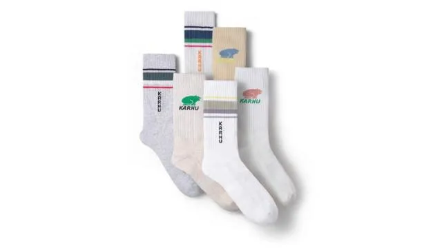Karhu Classic Logo Sock Lily White Island Green Men Socks