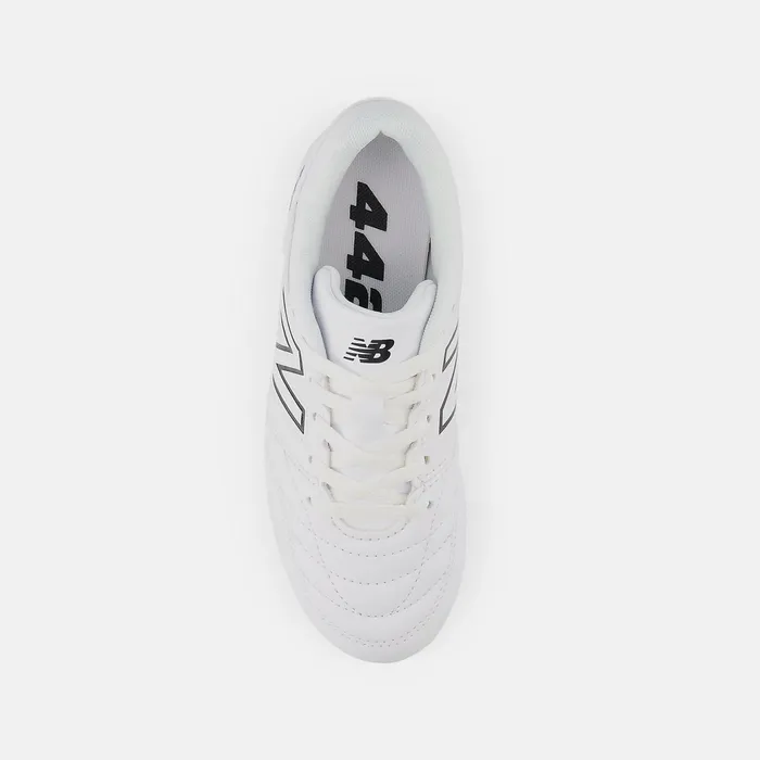 Kids 442 V2 ACADEMY JNR FG White With Black New Balance Cleats