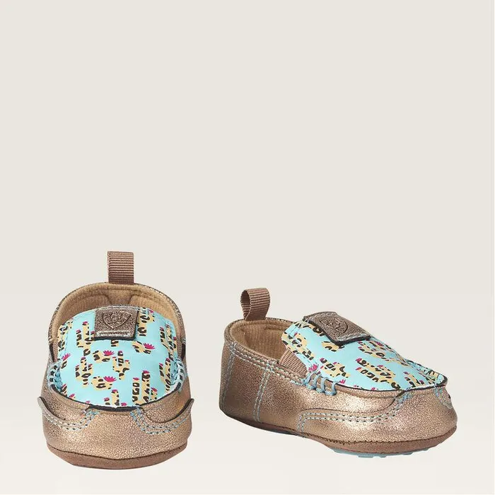 Kids Baby Boots Ariat Infant Lil Stompers Piper Cruiser Turquoisemetallicandturquoise