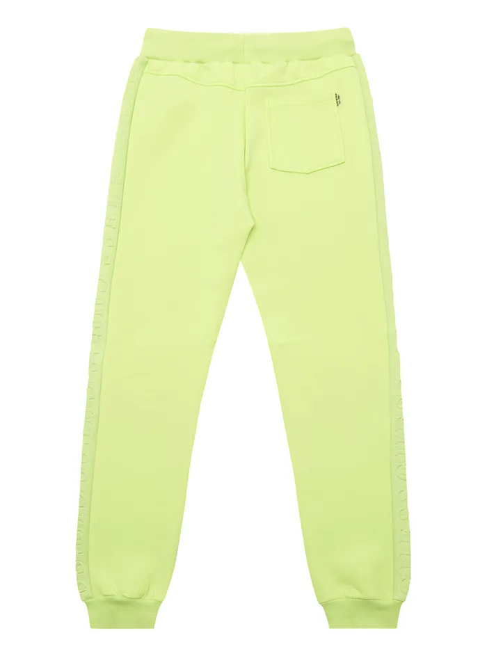 Kids Big Boy GUESS Eco Yellow Active Trackpants 816