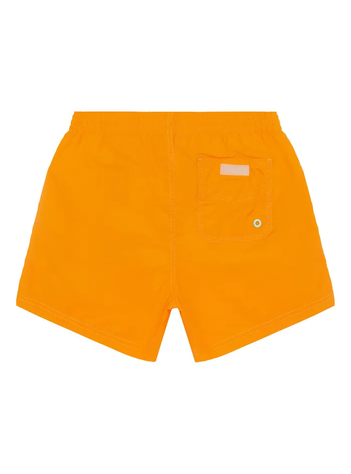 Kids Big Boy GUESS Orange Logo Swimwear Trunks 816