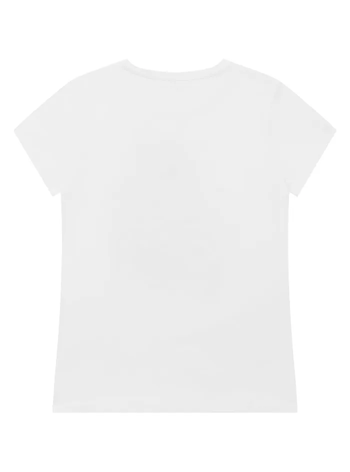 Kids Big Girl GUESS White California Logo Tshirt 716 Kids Big Girl GUESS White California Logo Tshirt 716