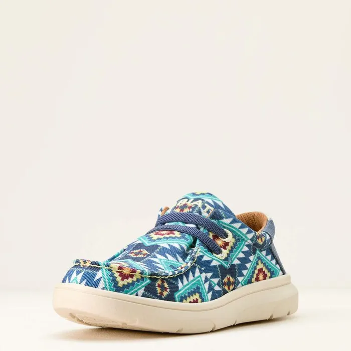 Kids Big Kids039 Footwear Ariat Hilo Shoe Blue Cortez