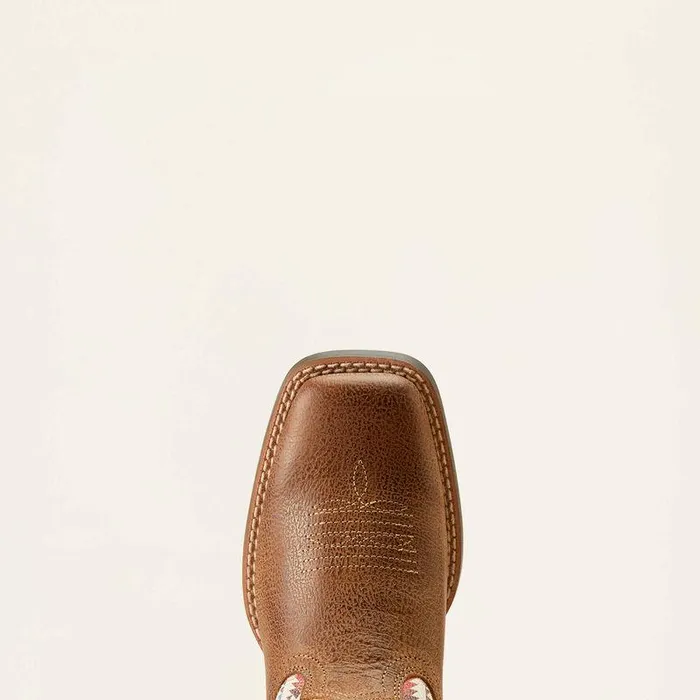 Kids Big Kids039 Footwear Ariat San Angelo VentTEK Western Boot Toasty Tanbright Saddle Blanket