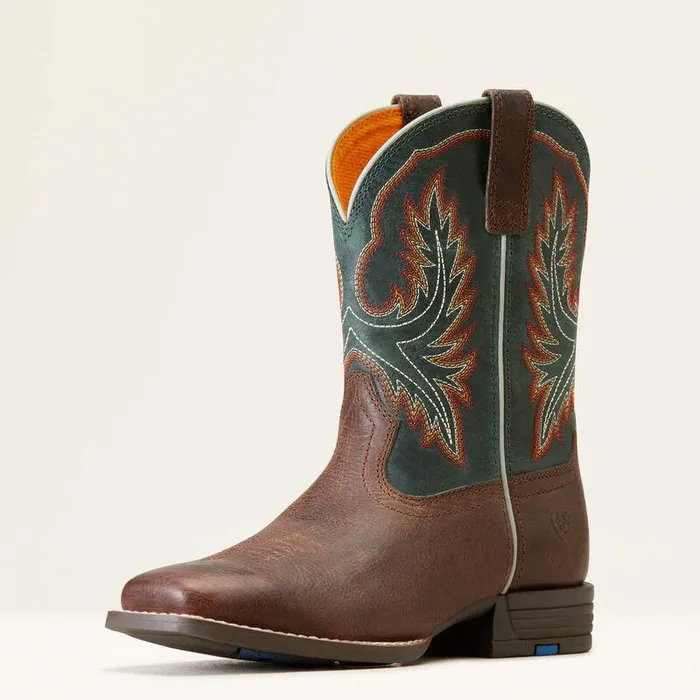 Kids Big Kids039 Footwear Ariat Wilder Western Boot Hat Box Brown